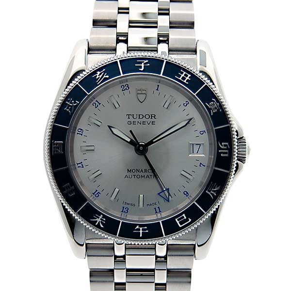 チューダー(チュードル)　TUDOR　モナーク　MONARCH　38180　シルバー　35mm　干支ベゼル　新品