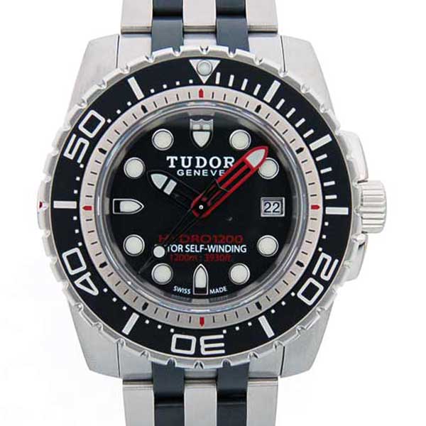 チューダー(チュードル)　TUDOR　ハイドロノート1200　25000　自動巻　SS　ブラック　45mm　新品