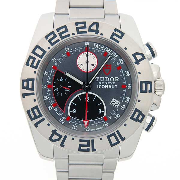 チューダー(チュードル)　TUDOR　アイコノート　ICONAUT　20400　GMT　クロノグラフ　SS　43mm　グレー　新品