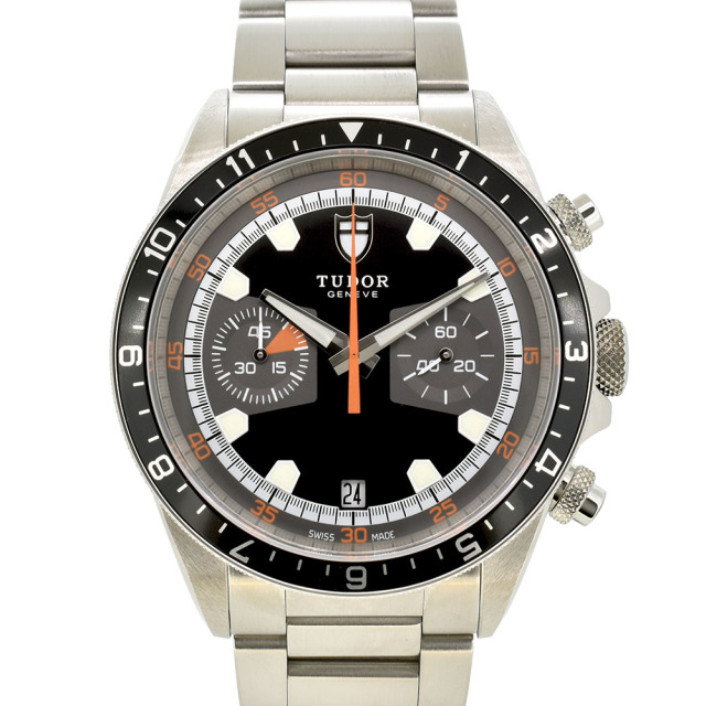 チューダー(チュードル)　TUDOR　ヘリテージ　クロノグラフ　70330N　42mm　ブラック　新品