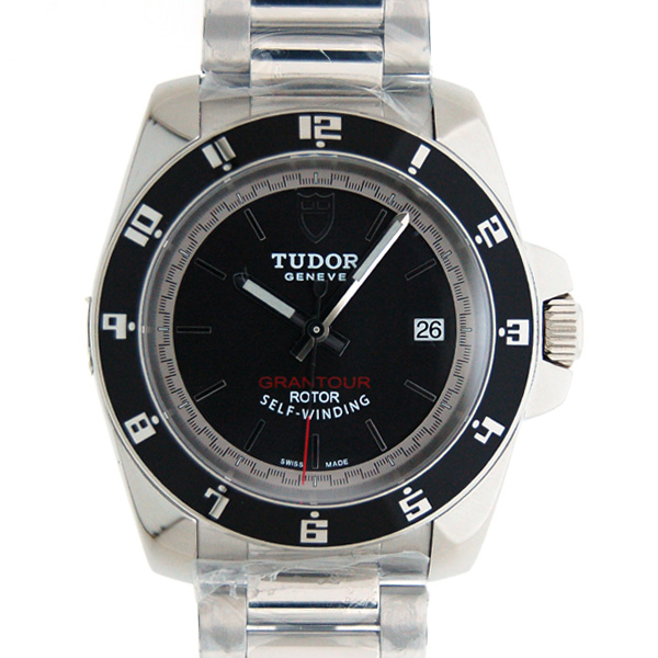チューダー(チュードル)　TUDOR　グランツァーデイト　20050N　自動巻　41mm　SS　ブラック　新品