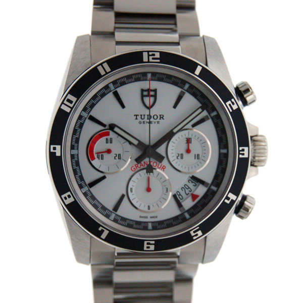 チューダー(チュードル)　TUDOR　グランツアークロノ　20530N　自動巻　42mm　SS　シルバー　新品