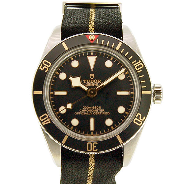 チューダー(チュードル)　TUDOR　ヘリテージ ブラックベイ フィフティエイト　79030N　39mm　ブラック　新品