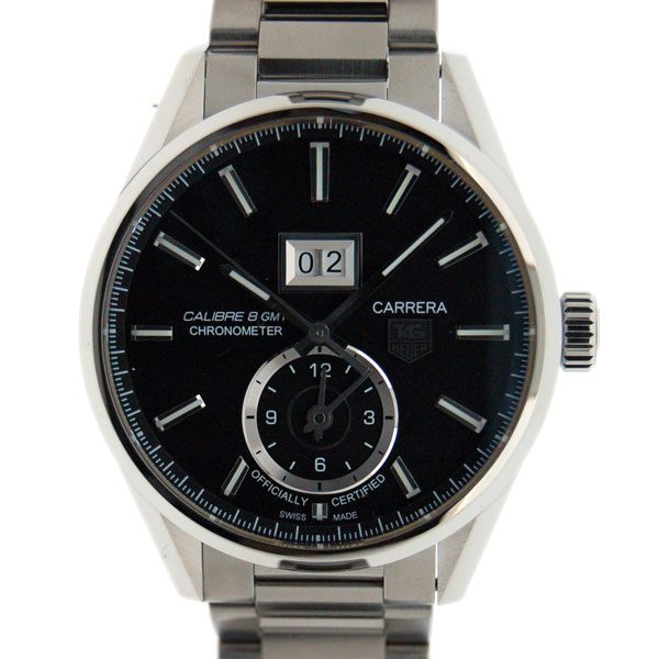 タグホイヤー　TAG HEUER　カレラ　グランドデイト　キャリバー8　GMT　WAR5010.BA0723　ブラック　新品