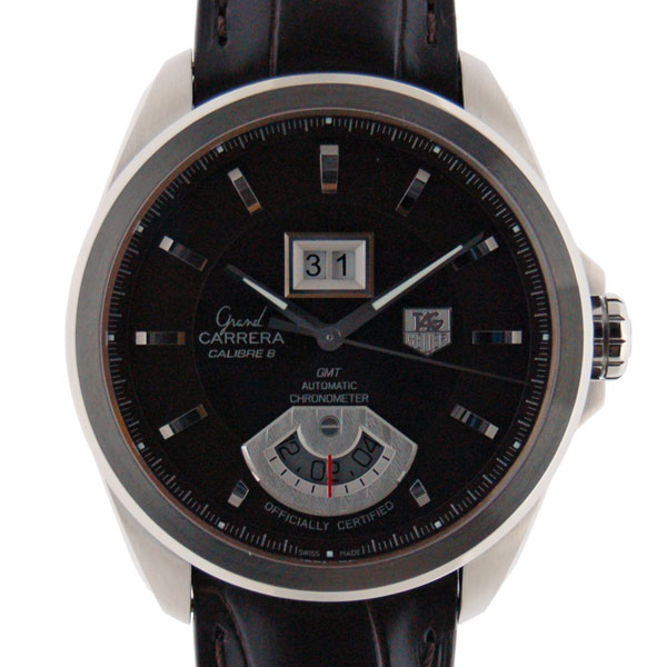 タグホイヤー　TAG HEUER　グランドカレラ　GMT　WAV5113.FC6231　キャリバー8　SS　ブラウン　革　新品