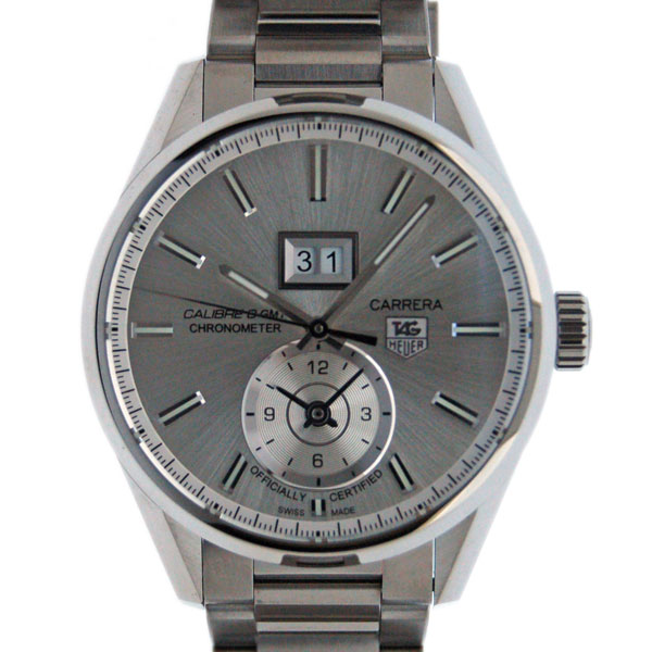 タグホイヤー　TAG HEUER　カレラ　グランドデイト　キャリバー8　GMT　WAR5011.BA0723　シルバー　新品