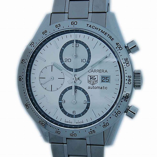 タグホイヤー　TAG HEUER　カレラ　タキメトリック　エレガンス　CV2017　SS　クロノグラフ