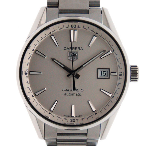タグホイヤー　TAG HEUER　カレラ　キャリバー5　WAR211B.BA0782　SS　シルバー　新品