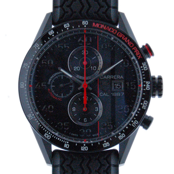 タグホイヤー　TAG HEUER　カレラ1887　クロノグラフ　モナコグランプリ　CAR2A83.FT6033　43mm　チタン　ラバーベルト　新品