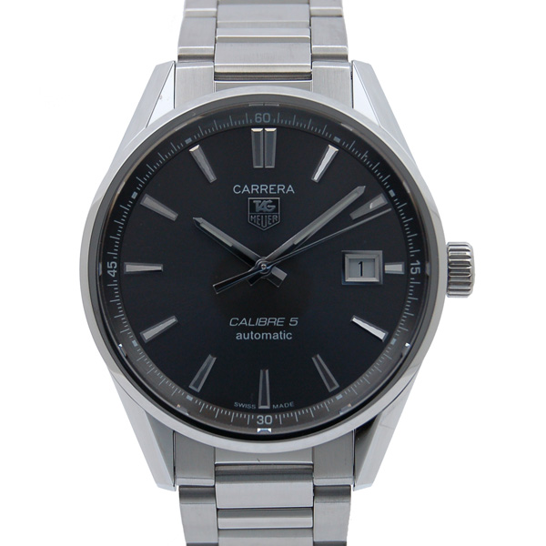 タグホイヤー　TAG HEUER　カレラ　キャリバー5　WAR211C.BA0782　SS　グレー　39mm　新品