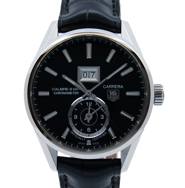 タグホイヤー　TAG HEUER　カレラ　グランドデイト　キャリバー8　GMT　WAR5010.FC6266　ブラック　新品