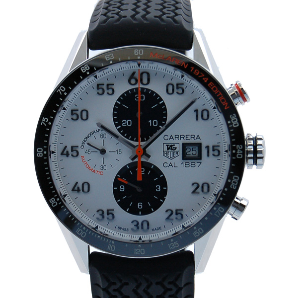 タグホイヤー　TAG HEUER　カレラ1887　クロノグラフ　マクラーレン40周年記念モデル　CAR2A12.FT6033　新品