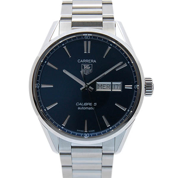 タグホイヤー　TAG HEUER　カレラ　デイデイト　キャリバー5　WAR201E.BA0723　41mm　SS　ブルー　新品