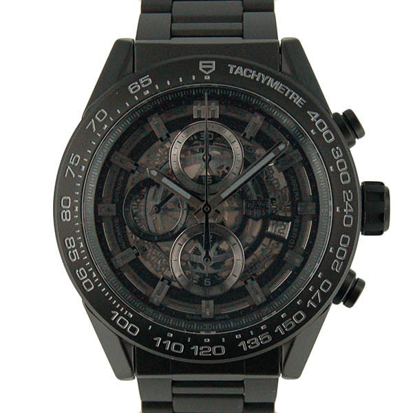 タグホイヤー　TAG HEUER　カレラ　クロノグラフ　キャリバー　ホイヤー01　ブラックセラミック　CAR2A91.BH0742　新品