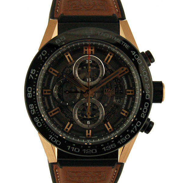 タグホイヤー　TAG HEUER　カレラ　キャリバーホイヤー01　CAR2A5C.FT6125　ローズゴールド　新品