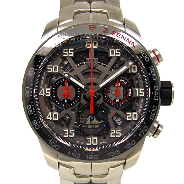 タグホイヤー　TAG HEUER　カレラ　キャリバーホイヤー02　アイルトン・セナ　CBG2013.BA0657　SS　43mm　新品