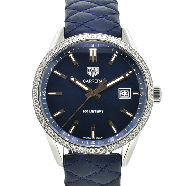 タグホイヤー　TAG HEUER　カレラ クォーツ ダイヤベゼル　WAR1114.FC6391　SS　ブルー　39mm　新品