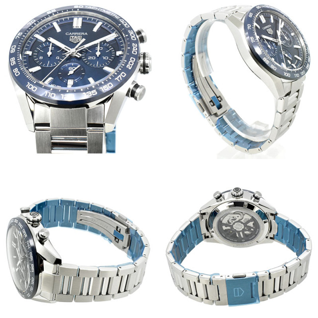 タグホイヤー TAG HEUER カレラ キャリバーホイヤー02 スポーツ クロノグラフ CBN2A1A.BA0643 SS 44mm 新品