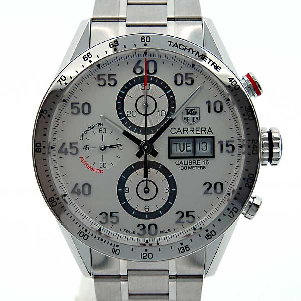 タグホイヤー　TAG HEUER　カレラ　タキメトリック　クロノデイデイト　シルバー　CV2A11.BA0796　自動巻　SS　新品