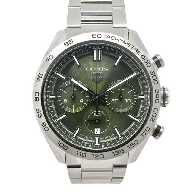 タグホイヤー TAG HEUER カレラ キャリバーホイヤー02 スポーツ クロノグラフ CBN2A10.BA0643 SS 44mm 新品