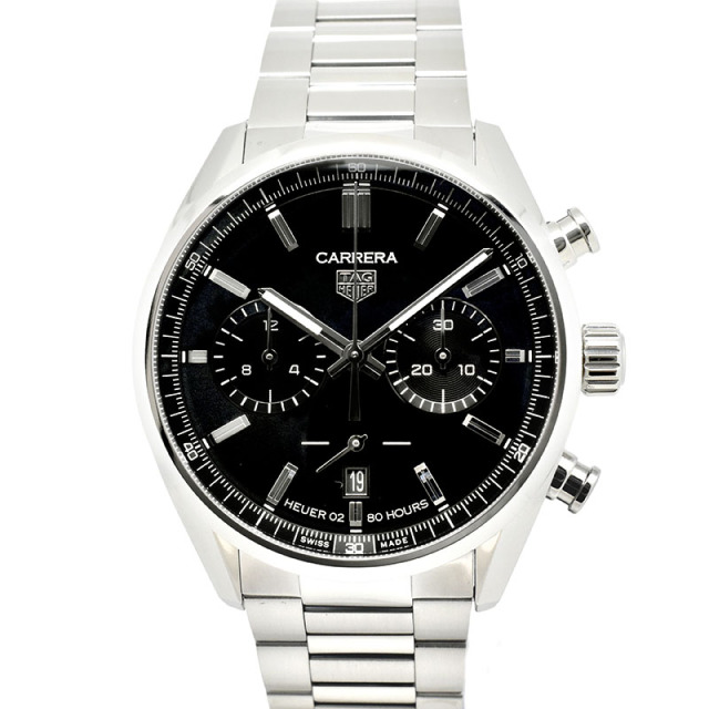 タグホイヤー　TAG HEUER　カレラ キャリバーホイヤー02 クロノグラフ　CBN2010.BA0642　SS　42mm　新品