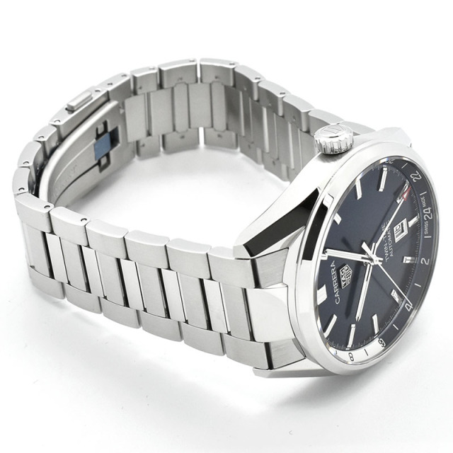 タグホイヤー TAG HEUER カレラ キャリバー7 ツインタイム デイト WBN201A.BA0640 41mm ブルー 新品