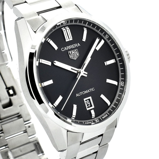 タグホイヤー TAG HEUER カレラ キャリバー5 デイト WBN2110.BA0639 39mm ブラック 新品