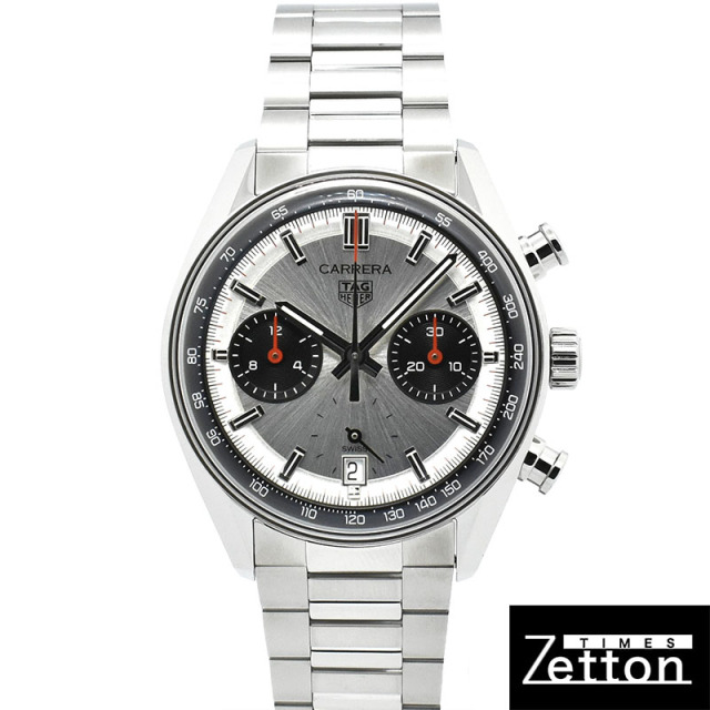 タグホイヤー　TAG HEUER　カレラ キャリバーTH20-00 クロノグラフ　CBS2216.BA0041　シルバー/ブラック　39mm　新品