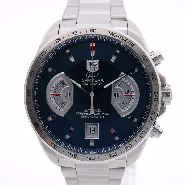タグホイヤー　TAG HEUER　グランドカレラ　クロノグラフ　CAV511F.BA0902　キャリバー17RS　300本限定　ブルー　新品