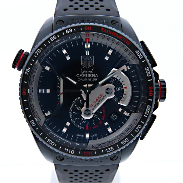 タグホイヤー　TAG HEUER　グランドカレラ　キャリバー36　RS　クロノグラフ　CAV5185.FT6020　43mm　自動巻　新品