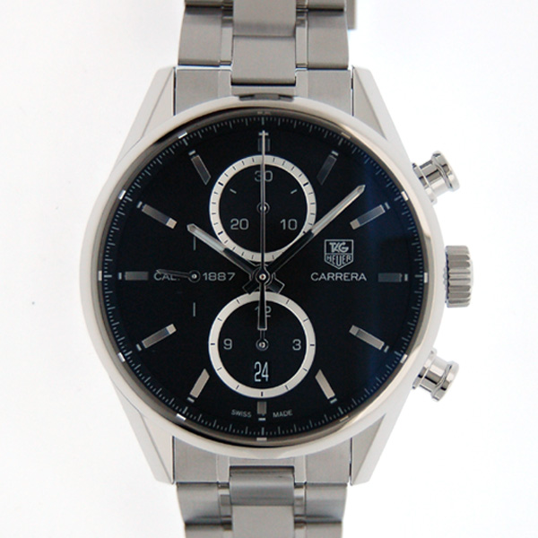 タグホイヤー　TAG HEUER　カレラクロノ　キャリバー1887　CAR2110.BA0720　41mm　SS　ブラック　自動巻　前期型　新品