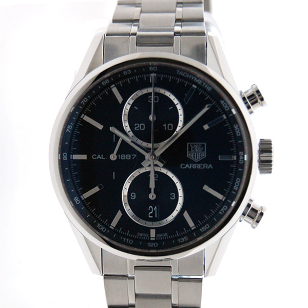 タグホイヤー　TAG HEUER　カレラクロノ　キャリバー1887　CAR2110.BA0720　41mm　SS　ブラック　自動巻　新品