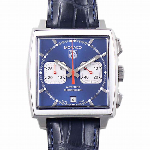 タグホイヤー　TAG HEUER　モナコ　スティーブマックイーン　CW2113　自動巻き　メンズ　復刻モデル　革ベルト