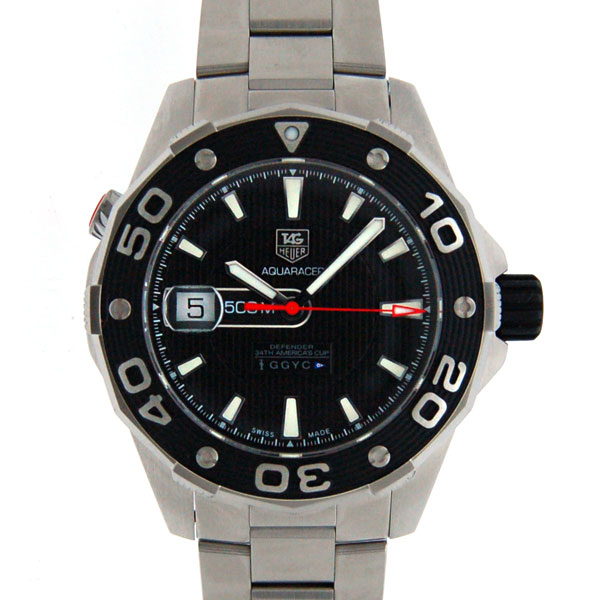 タグホイヤー　TAG HEUER　アクアレーサー　アメリカズカップ記念　WAJ2119.BA0870　ブラック　新品