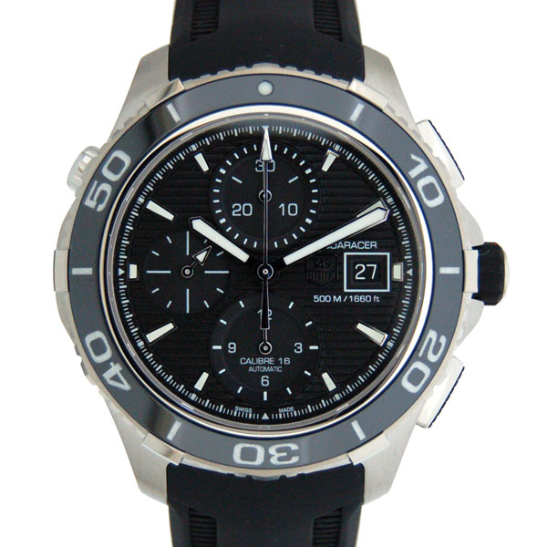 タグホイヤー　TAG HEUER　アクアレーサークロノ　CAK2110.FT8019　SS　43mm　ブラック　新品