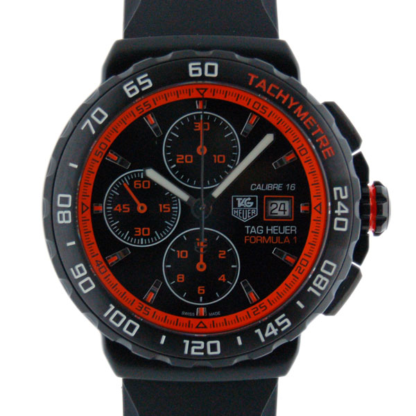 タグホイヤー　TAG HEUER　フォーミュラ1　クロノグラフ　CAU2012.FT6038　SS　43mm　ブラック　新品