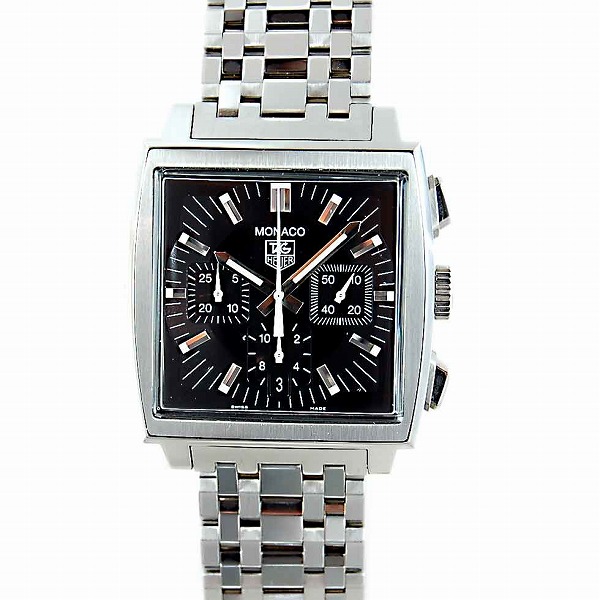 タグホイヤー　TAG HEUER　モナコ　クロノグラフ　CW2111　自動巻き　ステンレス