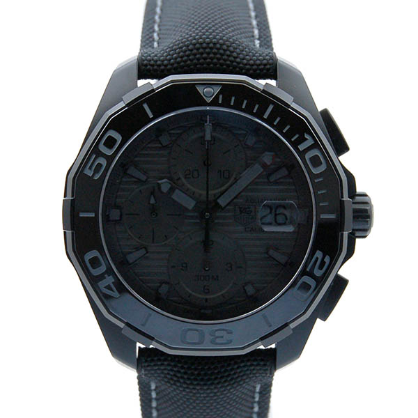 タグホイヤー　TAG HEUER　アクアレーサー　クロノグラフ　ブラックファントム　CAY218B.FC6370　新品
