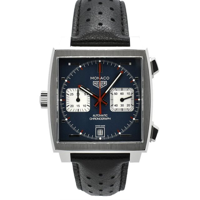タグホイヤー　TAG HEUER　モナコ　クロノグラフ　Cal.11　スティーブマックイーン　CAW211P.FC6356　革ベルト　新品