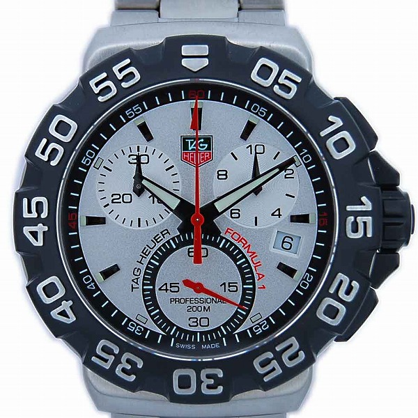 タグホイヤー　TAG HEUER　フォーミュラー1　クロノグラフ　CAH1111　クォーツ　シルバー　メンズ　新品