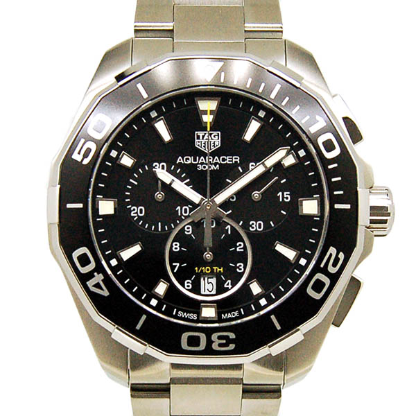 タグホイヤー　TAG HEUER　アクアレーサー クロノグラフ　CAY111A.BA0927　ブラック　クォーツ　43mm　新品