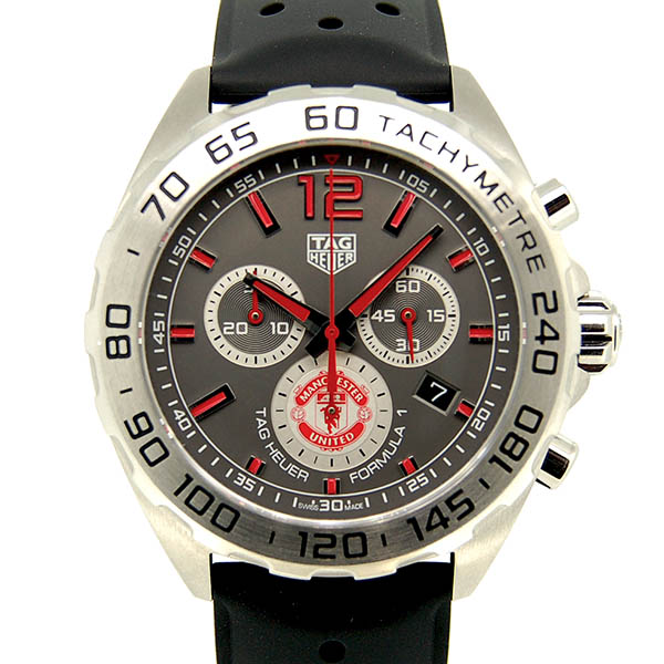 タグホイヤー　TAG HEUER　フォーミュラ1 クロノグラフ マンチェスター・ユナイテッド スペシャルエディション　CAZ101M.FT8024　クォーツ　43mm　新品