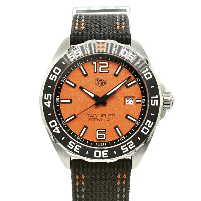 タグホイヤー　TAG HEUER　フォーミュラ1　WAZ101A.FC8305 　オレンジ　クォーツ　43mm　新品