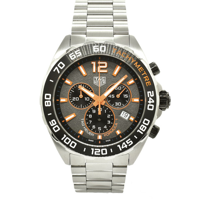 タグホイヤー　TAG HEUER　フォーミュラ1 クロノグラフ　CAZ101AH.BA0842　クォーツ　グレー　43mm　新品