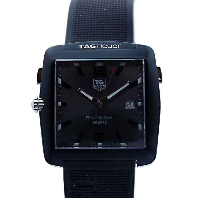 タグホイヤー　TAG HEUER　スポーツウォッチ　WAE1113.FT6004　錦織圭着用モデル　グレー　PVD