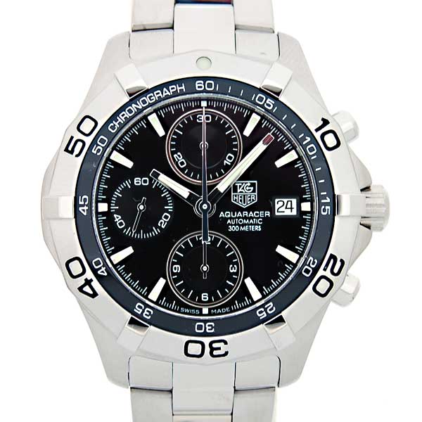 タグホイヤー　TAG HEUER　アクアレーサー　CAF2110.BA0809 　クロノグラフ　自動巻　ブラック　300m防水　新品