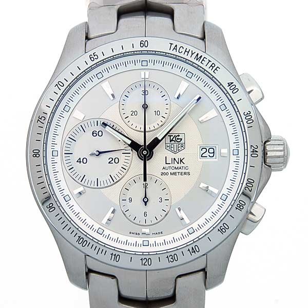 タグホイヤー　TAG HEUER　リンク　タキメータークロノ　CJF2111 BA0594 シルバー文字盤　新品
