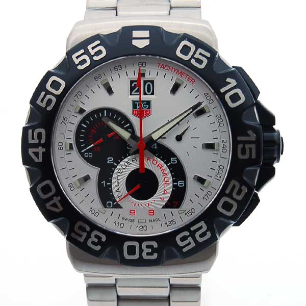 タグホイヤー　TAG HEUER　フォーミュラー1　クロノグラフ　グランドデイト　CAH1011.BA0854　44mm　ホワイト　新品