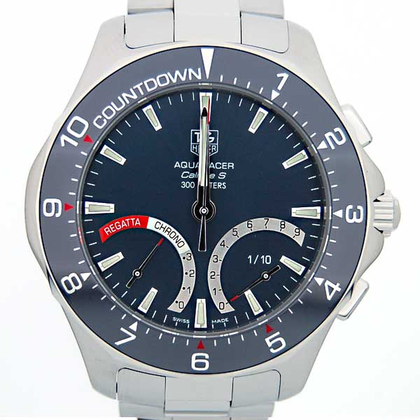 タグホイヤー　TAG HEUER　アクアレーサーレガッタ　キャリバーS　CAF7111.BA0803 　クォーツ　グレー　300m防水