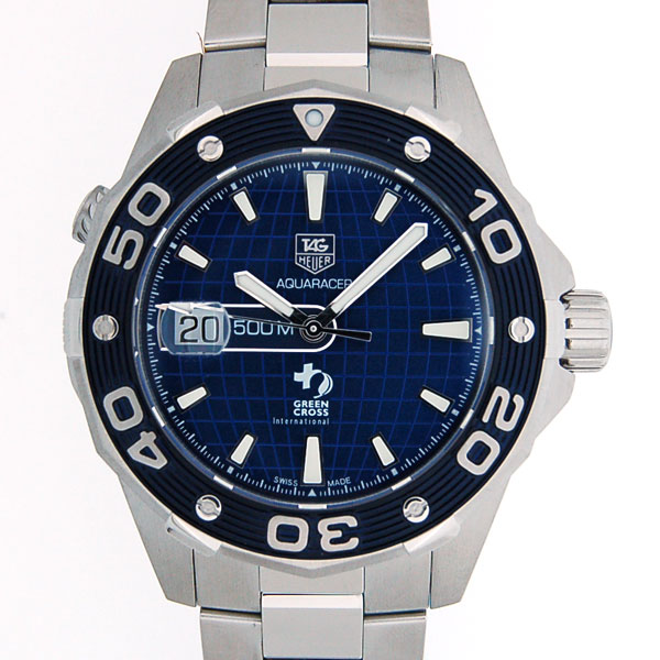 タグホイヤー　TAG HEUER　アクアレーサー　レオナルド・ディカプリオ限定　キャリバー5　WAJ2116.BA0871　ブルー　500m防水　新品
